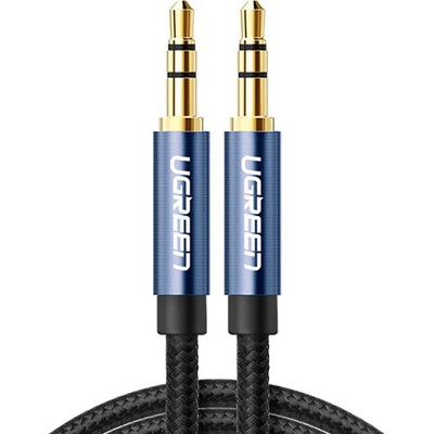 Kabel AUX 3,5 mm Mini Jack(2x Stecker) 1,5m AV112 Ugreen Audiokabel Schwarz