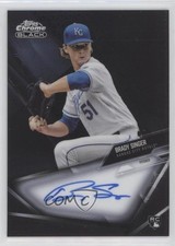 2021 Topps Chrome Black Chrome Black Auto Brady Singer #CBA-BSI Auto 0bg3