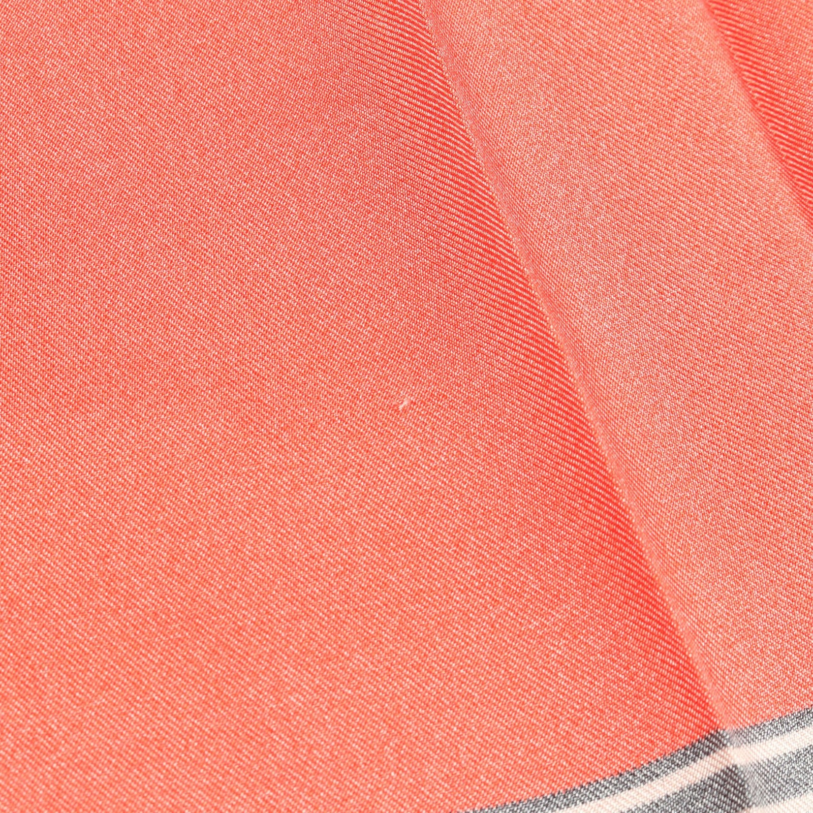 【Pants】GUCCI pleated skirt all-over print silk and cotton orange-red black. image 6