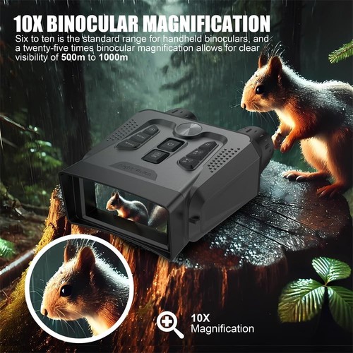 Nachtsichtbrille - 4K Nachtsicht Fernglas 10x Digitalzoom, 3'' HD Sc... - Bild 6 von 8