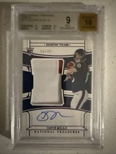 Davis Mills 2021 Panini National Treasures Purple Rookie Patch Auto /49 BGS 9/10