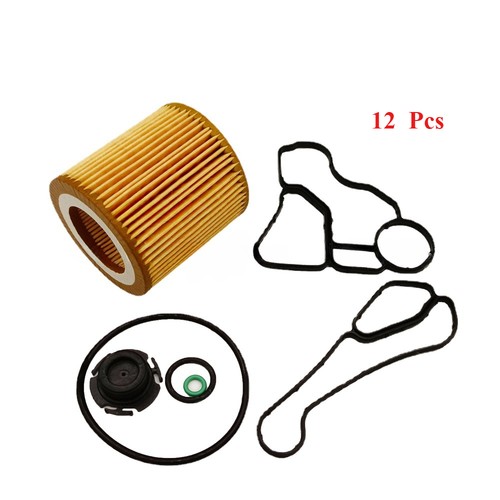 12Pcs Oil Filter 11427953129 For BMW X6 E88 F15 F30 F33 E61 F06 325i 435i 740i@ - Picture 2 of 2