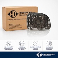 Spiegelglas Aussenspiegel Links Diederichs 3435127 FÜR Fiat Ersatzglas Spiegel