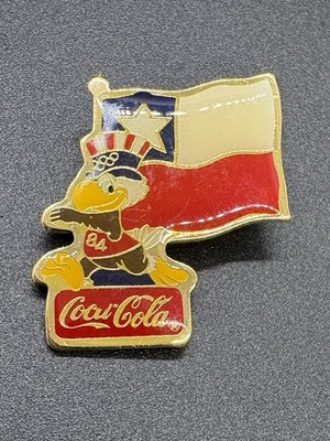 1984 Coca Cola LA Olympics Chile Flag Pin Official International Series