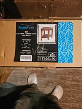 AquaTeak 336 Banco doccia angolare in teak