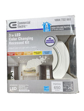 Commercial Electric Premium 3" Integrated LED Color Changing Recessed Gimbal Kit