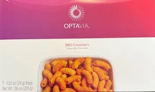OPTAVIA BBQ Crunchers box of 7 packets exp 2/26