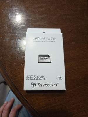 Trascend JetDrive Lite 330 1TB Flush Fit SD Karte für MacBook Pro
