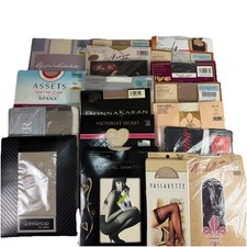 Pantyhose Stockings Vintage Contemporary 19 pcs Versace Victorias Secret NOS