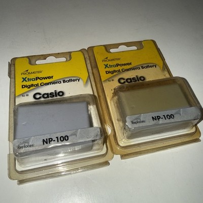 2  Battery Pack Replacement for NP-100 CNP-100 Battery Casio Exilim Pro EXF1