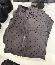 SHIP TODAY~LULULEMON DEFINE JACKET NULU~POLKA DOT FLOCKED~0~2~4~6~8~10~12~14~NWT