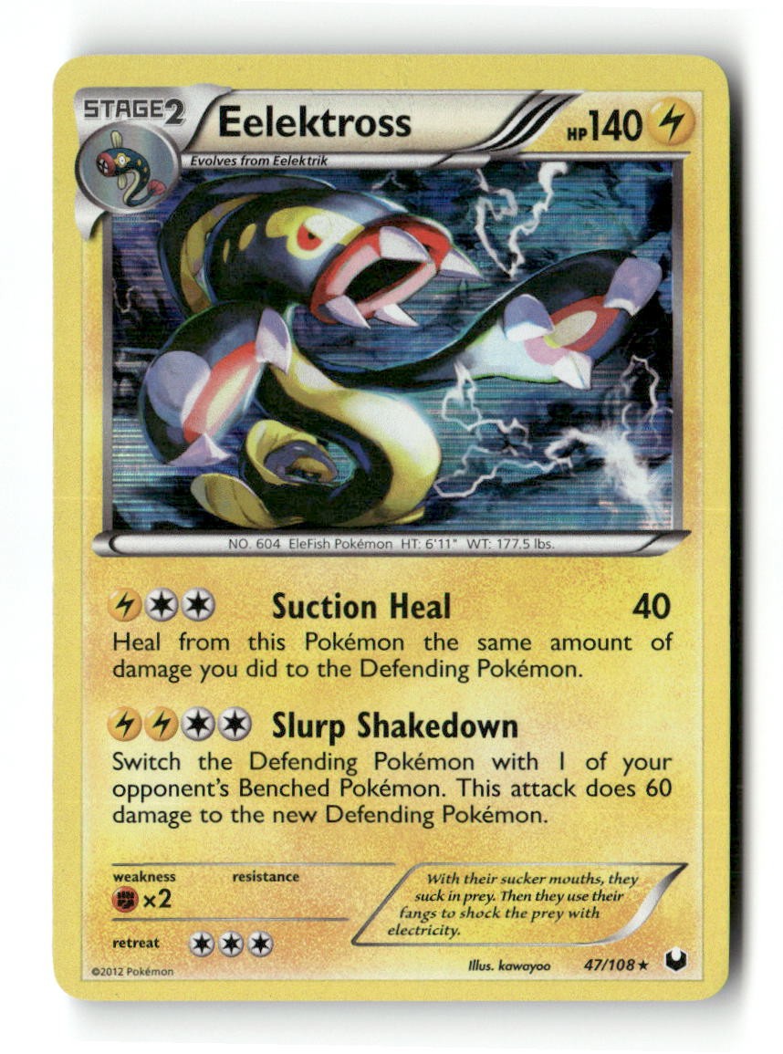 Eelektross 47/108 Holo R Dark Explorers Pokemon LP