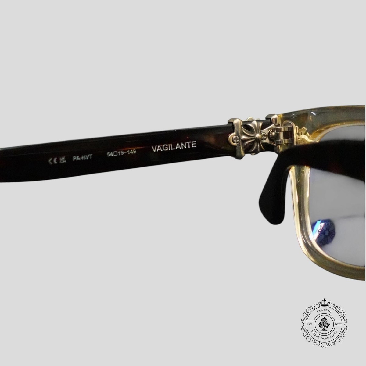 Chrome Hearts Vagilante Glasses in Tortoise Shell/Silver | eBay