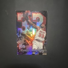 Fleer 1998-99 Flair Showcase Alonzo Mourning Miami Heat #62 Row 2 Hologram