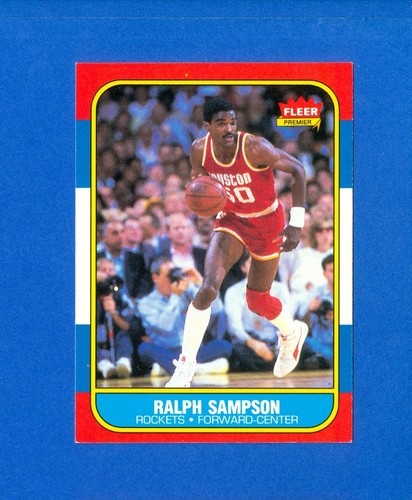 1986/1987 Fleer Basketball#97 Ralph Sampson 86/87 RC Rookie Card EX/MT Condition