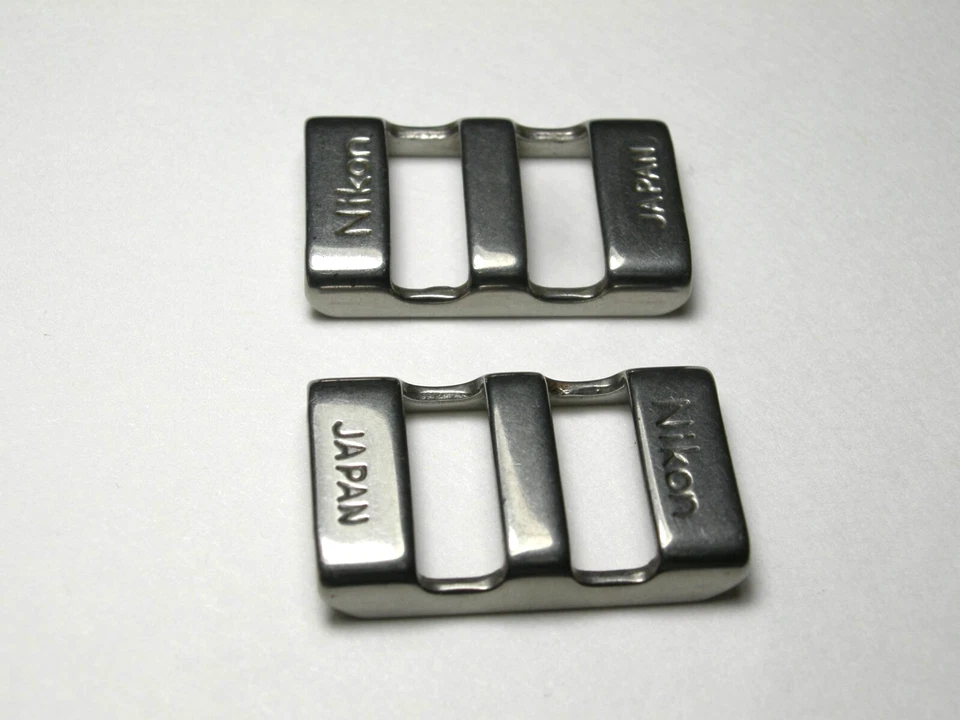 2 NIKON METAL Hebilla de Ajuste para Correa de Cuello Slide F FE FA EM FG FM F2 F3 F4 Foto 2 de 3
