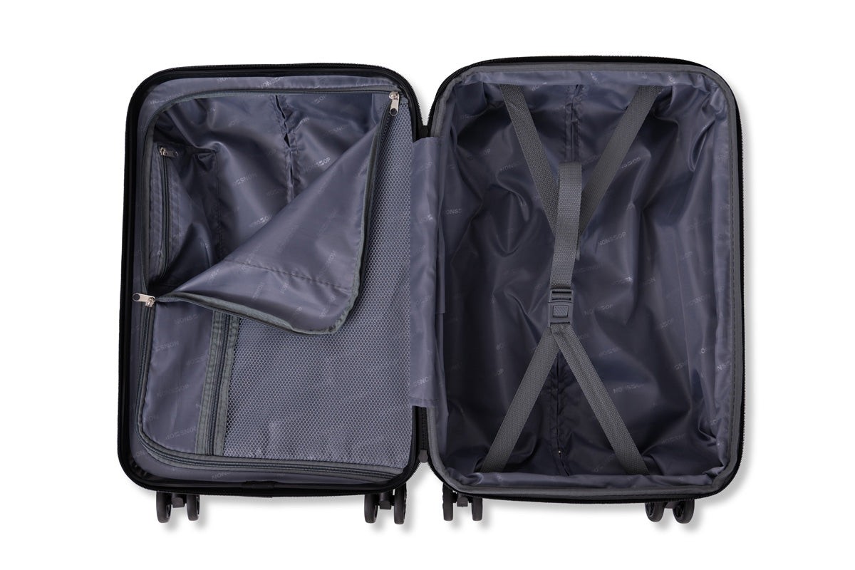 NONSTOP New York Elite Luggage Expandable Spinner Travel Suitcase 3 Piece U5