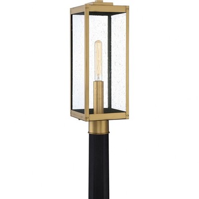 Westover 1-Light Outdoor Post Lantern in Transitional Style 20.5 Inches Tall