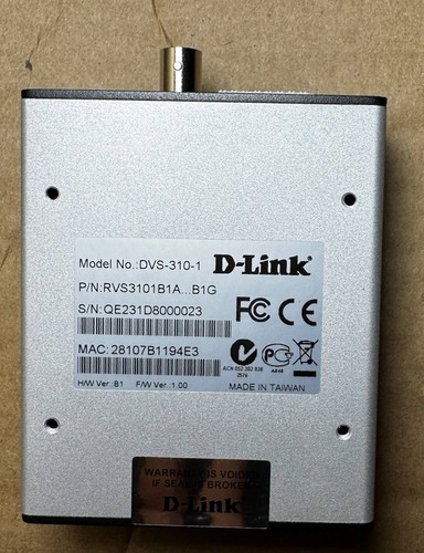 D-Link 1-Channel H.264 PoE Video Encoder DVS-310-1 - Picture 3 of 9
