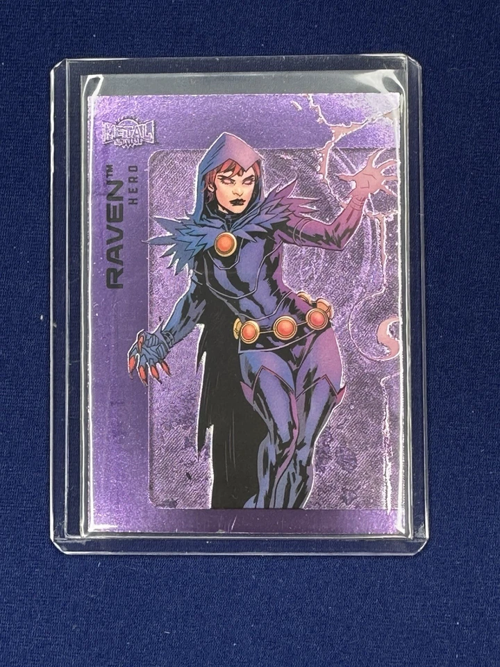 2025 Skybox Metal Universe Batman Raven Blue PMG 17/50 - Image 3 of 4