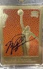 1997-00 23KT Gold Card Fleer Reprints - Rookies Michael Jordan Gold, Black Sign