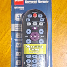 RCA Universal Remote RCR414BHE 4-Device Backlit Keys IR Wireless Black