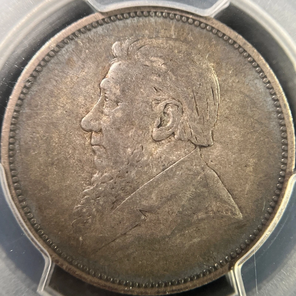 SOUTH AFRICA. 1894, 2 Shillings, Silver - PCGS VF35 - ZAR - Image 3 of 4