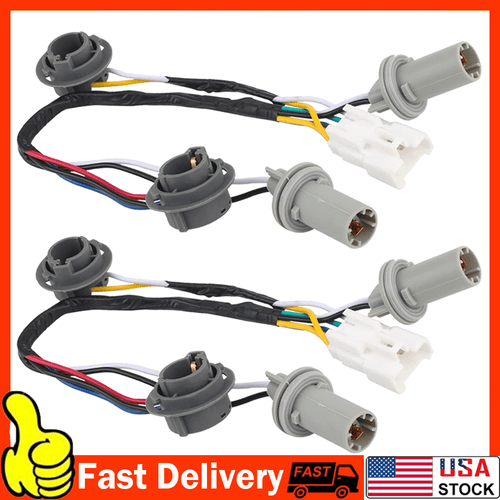 2 pcs For 2011-2014 Hyundai Sonata Rear Taillight Lamp Socket & Wiring Harness K - Picture 13 of 19