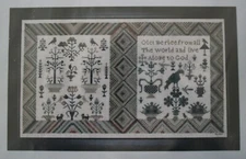 Let Me Flee Sampler - from the Wyndham Collection - Samplers and Such 
