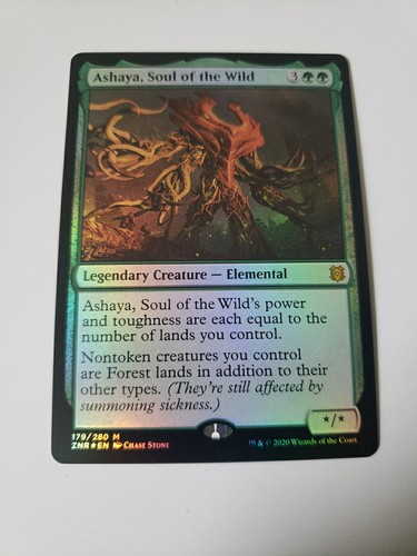 1x Ashaya, Soul of the Wild FOIL Zendikar Rising NM 179 x1 - 第 1/1 張圖片