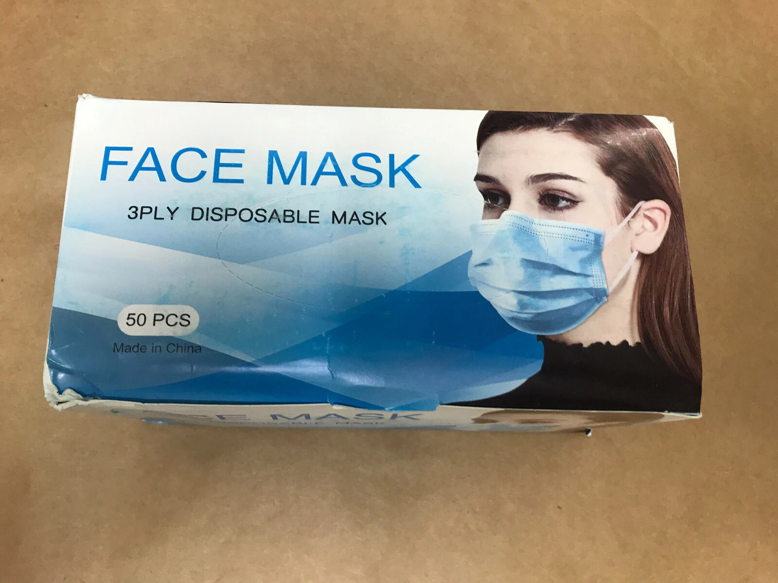 10 BOXES 500PCS 3PLY Blue Disposable Face Mask Virus Germs Dust Self Care