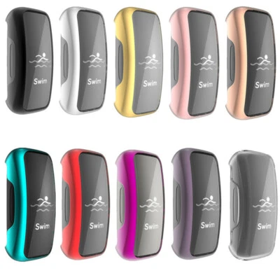 TPU Full Protective Case Cover Screen Protector For Fitbit inspire 2