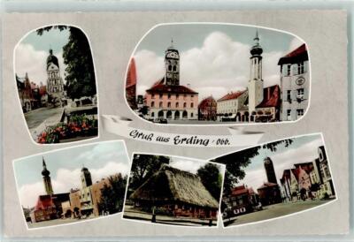 39253390 - 8058 Erding Schrannenplatz former Frauenkirche City Gate