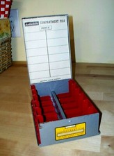 Eastman Kodak Kodaslide Compartment File Tip Out Slide Storage All Metal Case