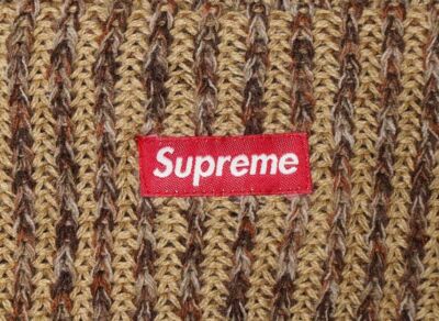 Supreme Rainbow Loose Gauge Beanie Tan | eBay