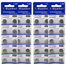 40 BlueDot AG10 389 LR54 SR54 SR1130W 189 L1130 SB-BU Alkaline Watch Battery USA