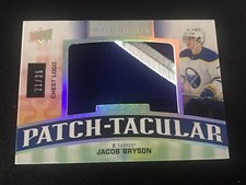 2021-22 UD Premier “Patch-Tacular” JACOB BRYSON rookie Jumbo Patch  #/25