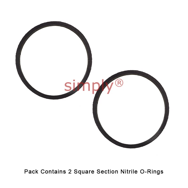 3mm Section 50mm Bore Square Section NITRILE 70 Rubber O-Rings