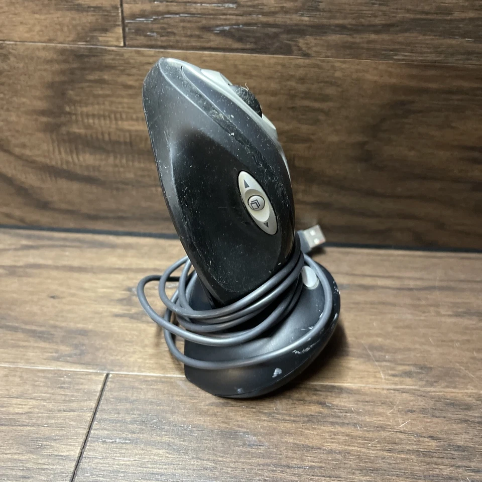 Logitech MX Laser M-RAG97 Black & Gray Wireless Mouse w/ Dock Charger &Adapter - Image 2 of 4