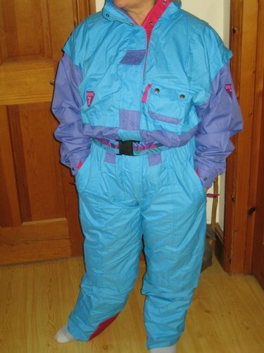 DEGRE 7 Retro 80s 90s Ski Suit All In 