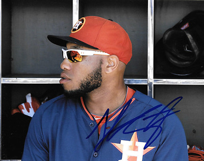 GFA Houston Astros Jonathan Jon Singleton Unterzeichnet 8x10 Foto MH3 COA