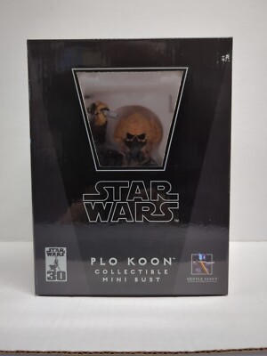 Star Wars Plo Koon Collectible Mini Bust 1590/4500 Gentle Giant C12