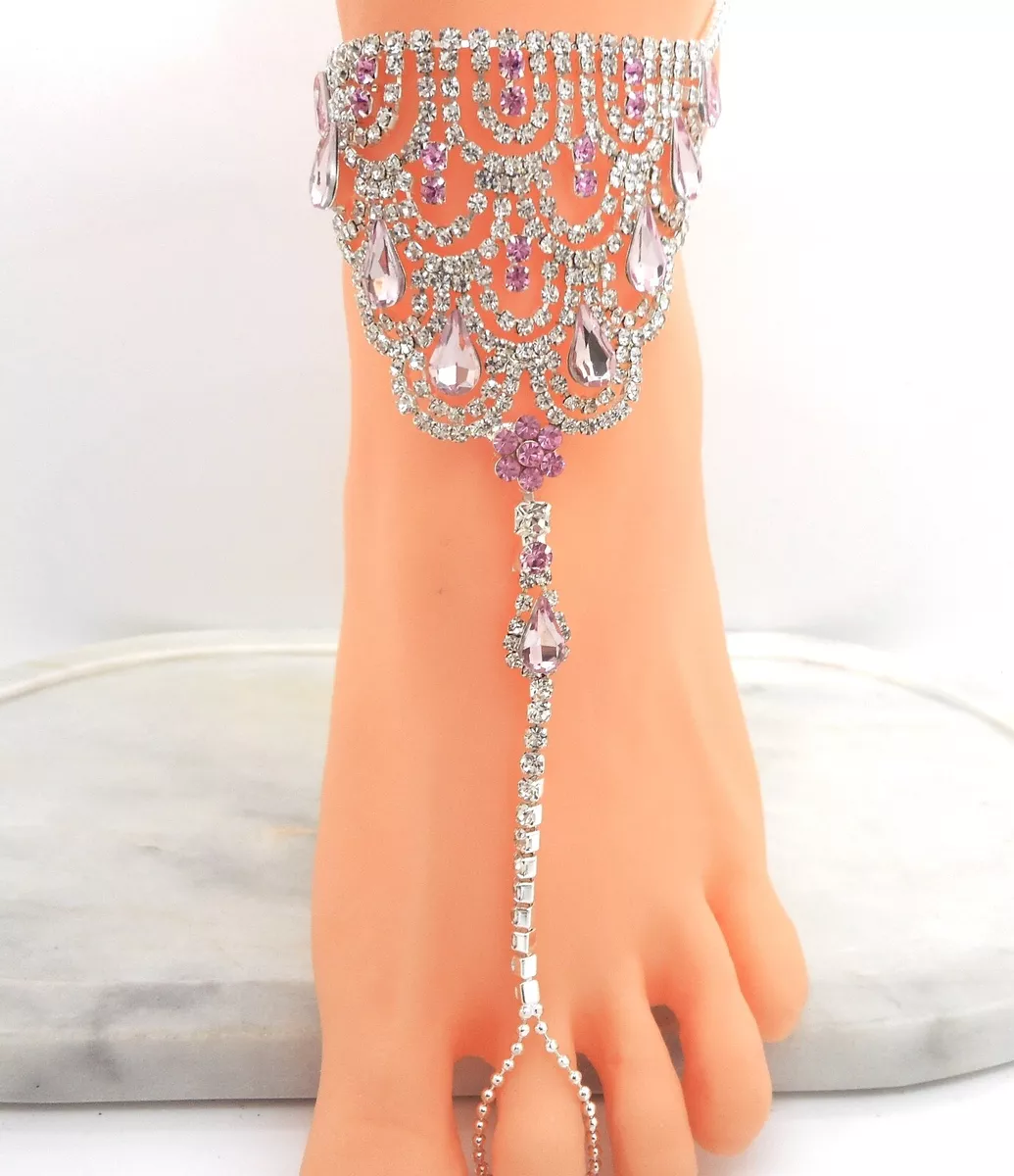 Simsly Boho Foot Jewelry Barefoot Sandals with Coin Toe Ring Anklets for  Women and Girls JL0116 2PC  Amazonin Jewellery