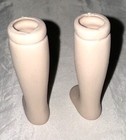 Bisque Porcelain Doll Legs Doll Making and Repairs 3.5" 2 SETS = 4 LEGS / FEET — photo 6