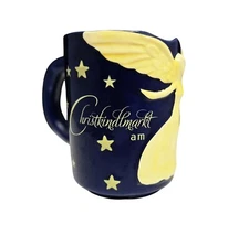 Vienna Christkindlmarket am Christmas Mug Rathausplatz 3D Angel 2017 Cobalt Blue
