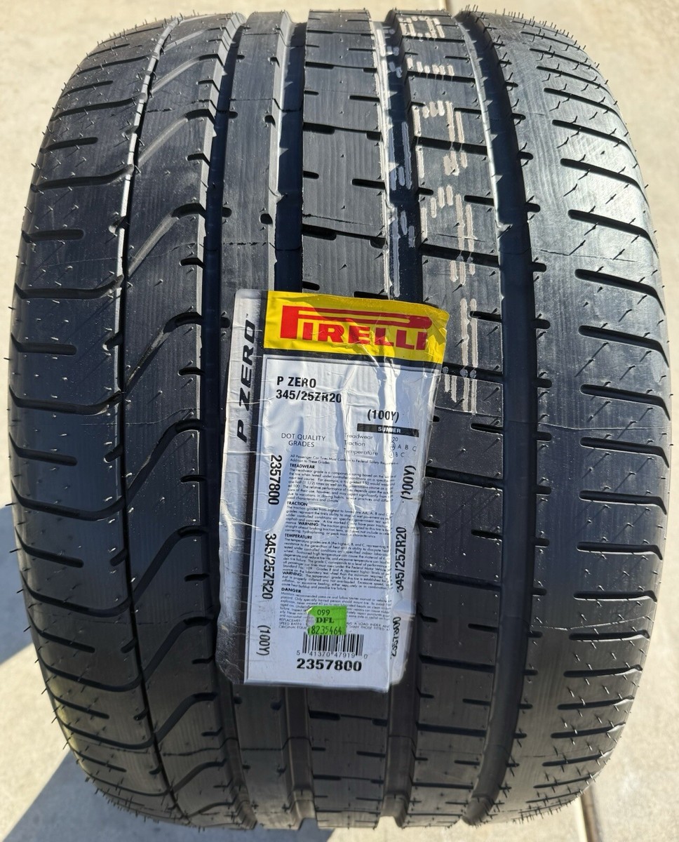 ONE BRAND NEW 345/25ZR20 (100Y) Pirelli P Zero Tire 3452520 | eBay