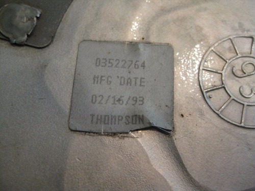 Cadillac Wheel Center Cap P/N 03522764 - Picture 6 of 6