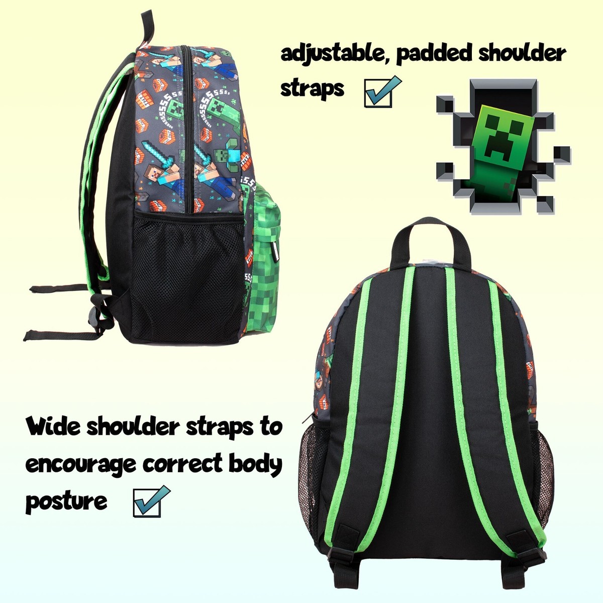 Bag Minecraft Backpack Target Minecraft Backpack Creeper 43 X 31 X