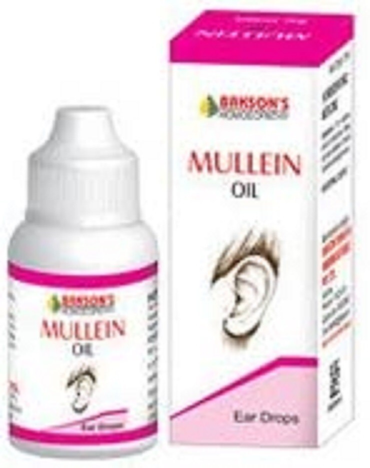 4 pack of Mullein Oil Ear Drops 15 ml each Baksons Homeopathy FS eBay