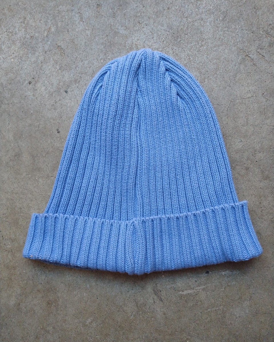 Supreme Overdyed Beanie SS/2021 Blue 100% Cotton Knit Hat